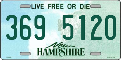NH license plate 3695120