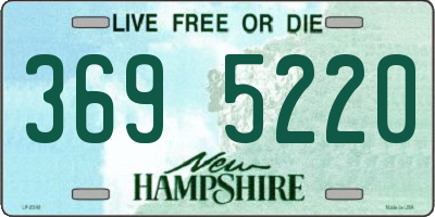 NH license plate 3695220
