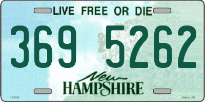 NH license plate 3695262