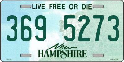 NH license plate 3695273