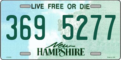 NH license plate 3695277