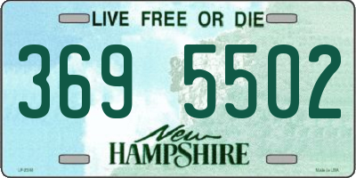 NH license plate 3695502