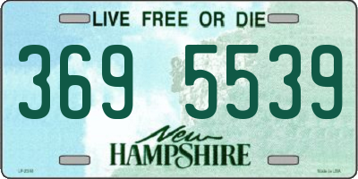 NH license plate 3695539