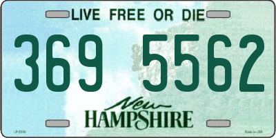 NH license plate 3695562