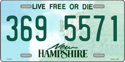 NH license plate 3695571