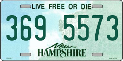 NH license plate 3695573