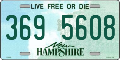 NH license plate 3695608