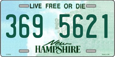 NH license plate 3695621