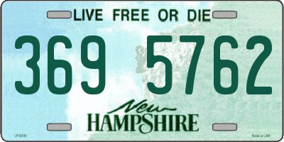 NH license plate 3695762