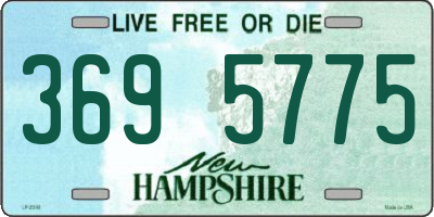 NH license plate 3695775