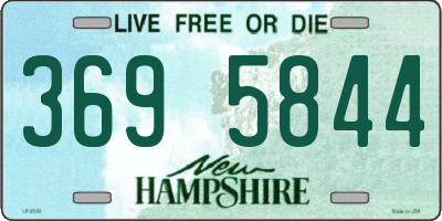 NH license plate 3695844
