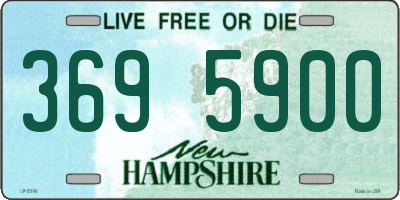NH license plate 3695900
