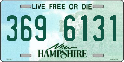 NH license plate 3696131