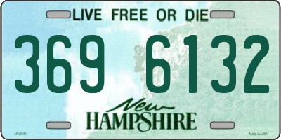 NH license plate 3696132