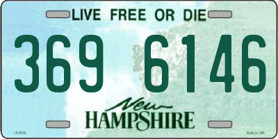 NH license plate 3696146