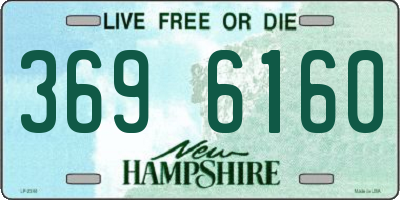 NH license plate 3696160