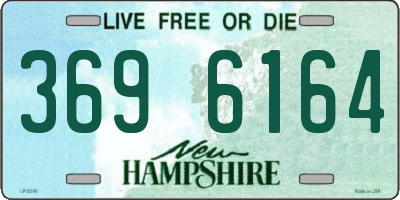 NH license plate 3696164