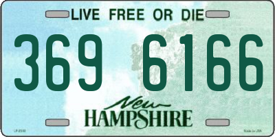 NH license plate 3696166