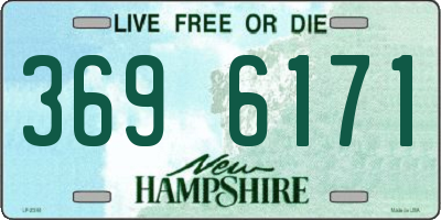 NH license plate 3696171