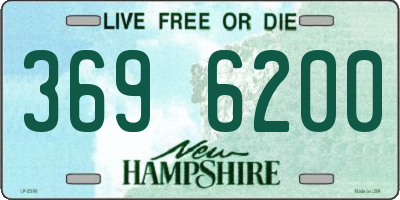 NH license plate 3696200