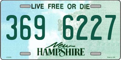 NH license plate 3696227