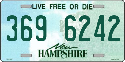 NH license plate 3696242