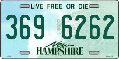 NH license plate 3696262