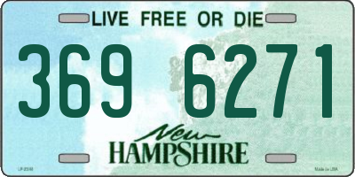 NH license plate 3696271