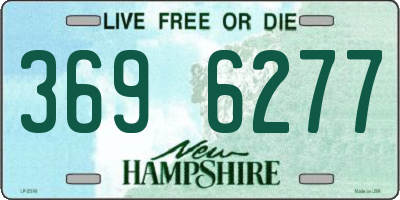 NH license plate 3696277