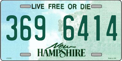 NH license plate 3696414