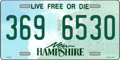 NH license plate 3696530