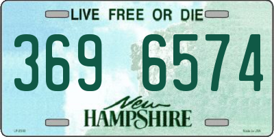 NH license plate 3696574