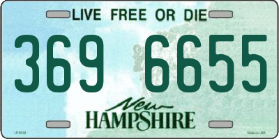 NH license plate 3696655