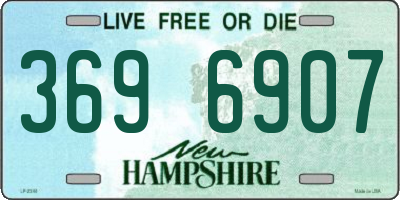 NH license plate 3696907