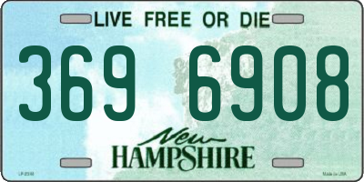 NH license plate 3696908