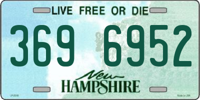 NH license plate 3696952