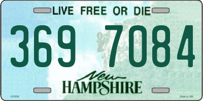 NH license plate 3697084