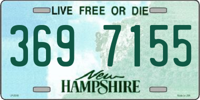 NH license plate 3697155