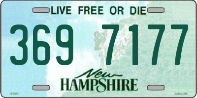 NH license plate 3697177