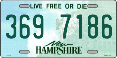 NH license plate 3697186