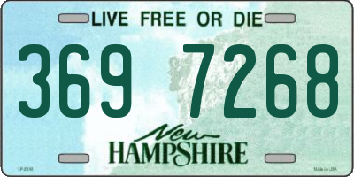 NH license plate 3697268