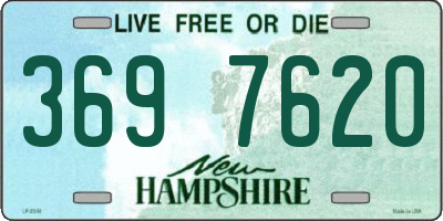 NH license plate 3697620
