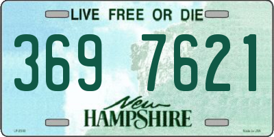 NH license plate 3697621