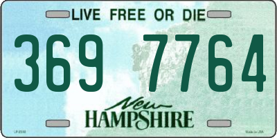 NH license plate 3697764