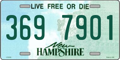 NH license plate 3697901