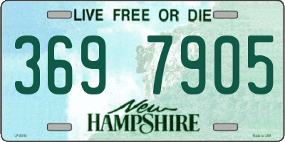 NH license plate 3697905