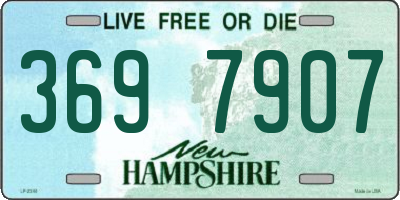 NH license plate 3697907
