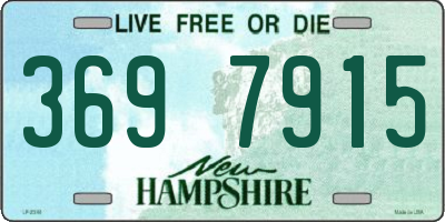 NH license plate 3697915
