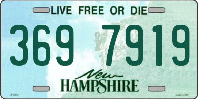 NH license plate 3697919