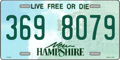 NH license plate 3698079